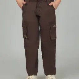 cantabil Mid Rise Cotton Cargo Pants image 1