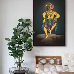 Lord Hanuman Wall Painting-image-38
