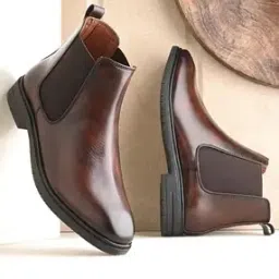 foxyfoot Men Ankle-Length Chelsea Boots with Slip-On Styling-picture-18