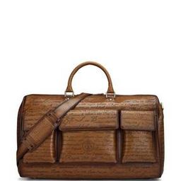 da milano MenTextured Luggage Bags-picture-1