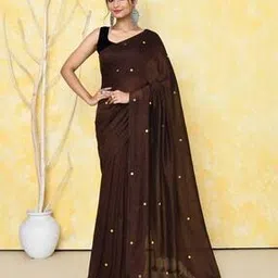 piyari fashion Women Embroidered Saree with Contrast Border-picture-31