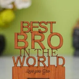 ecraftindia Best Brother In The World Wooden Showpiece-picture-52