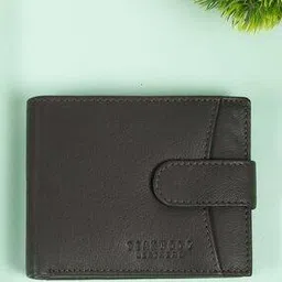teakwood leathers Men Log Embossed Bi-Fold Wallet-picture-47