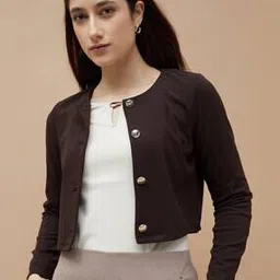 code by lifestyle Women Regular Fit Button Closure Jacket-picture-22