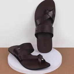metro Men Leather Toe-Ring Sandals-picture-11