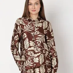 vero moda Women Leaf Print Regular Fit Shirt-picture-45