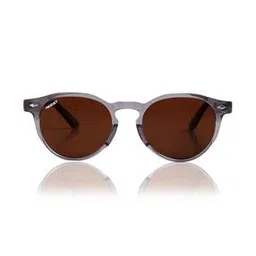 resist eyewear Men UV-Protected Round Sunglasses-ADAM GREY BROWN3-picture-41