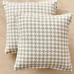 home centre Pack of 2 Houndstooth Print Square Cushions-picture-20