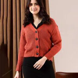 kotty Women V Neck Pullover-picture-33