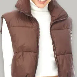 sqew Women Regular Fit Bomber Jacket image 1