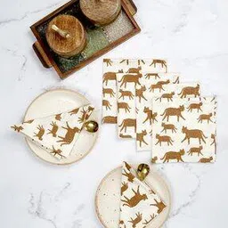 Pack of 6 Printed Table Napkins-image-8