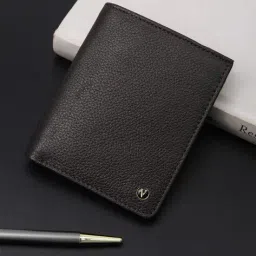 van heusen Men Metal Logo Bi-Fold Wallet image 1