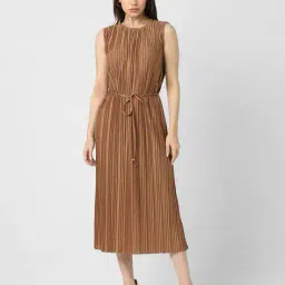 van heusen Women Round-Neck A-Line Dress image 1