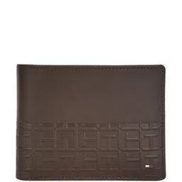 Brand Perforated Leather Bi-Fold Wallet-image-16