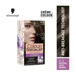 schwarzkopf Color Specialist At Home Permanent Hair Color - 6.0 Natural Light Brown image 1