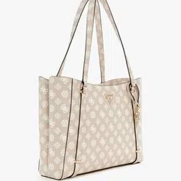 guess Mocha Logo Print Daryna Elite Tote Bag-picture-28