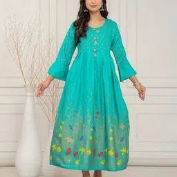 jahida Women Geometric Print Fit & Flare Dress-picture-10