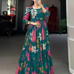 leia Women Floral Print Fit and Flare Dress-picture-45