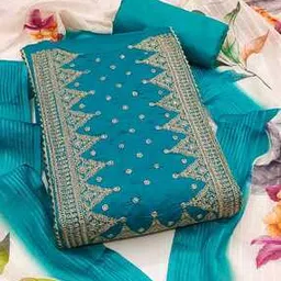 svaraa Women Embellished Unstitched Dress Material-picture-32