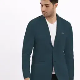 showoff Men Slim Fit Blazer With Notched Lapel-picture-41