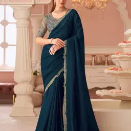ri-wah Women Embellished Saree with Blouse Piece image 1