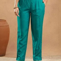 fabindia Women Pants with Insert-Pockets & Elasticated Waist-picture-15