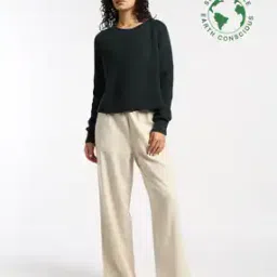 proearth by azorte Organic Cotton Cropped Sweater-picture-31