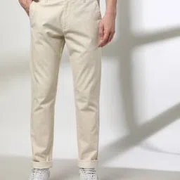 netplay Men Regular Fit Flat-Front Chinos-picture-49