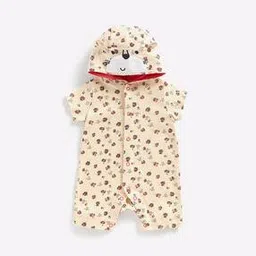 mothercare Micro Print Rompers with Hood-picture-49