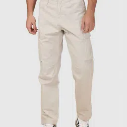being human Men Slim Fit Cargo Pants image 1