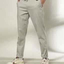 john players select Men Patterned Slim Fit Chinos-picture-51