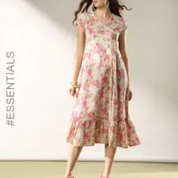 nyrika Women Floral Print A-Line Dress-picture-22