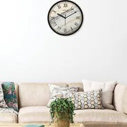 random Printed Non-Ticking Silent Analog Wall Clock-picture-41