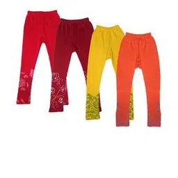 indiweaves Pack of 4 Floral Print Leggings-picture-13