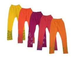 indiweaves Pack of 5 Floral Print Leggings-picture-31