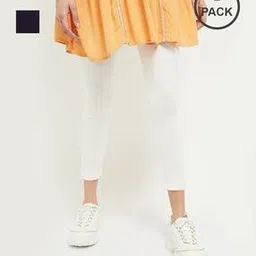 max Pack of 2 Leggings with Elasticated Wasit-picture-22
