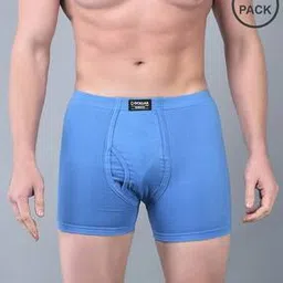 dollar bigboss Men Solid Combed Cotton Plush-Backed Waistband Trunks-picture-23