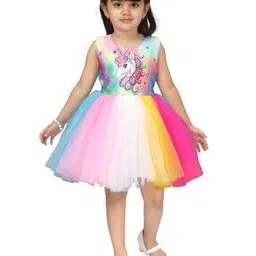 aarika girls ethnic Embellished Fit & Flare Dress-picture-42