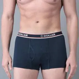 dollar bigboss Men Solid Combed Cotton Double Pouch Support Trunks-picture-38