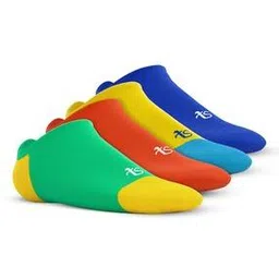 talkingsox Pack of 4 Men Printed No-Show Socks-picture-38