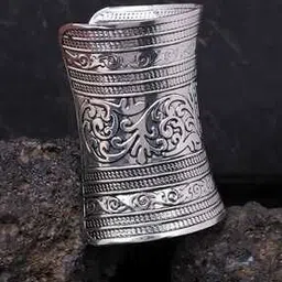 shining diva R4693B Floral Engraved Cuff Bracelet-picture-30