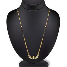 bevogue BV2594MS American Diamond-Studded Floral Mangalsutra-picture-14