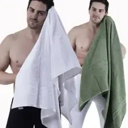 dollar Set of 2 Cotton Bath Towels 59" x 30"-picture-21