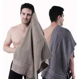 dollar Set of 2 Cotton Bath Towels 59" x 30"-picture-11