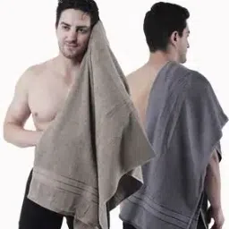 dollar Set of 2 Cotton Bath Towels 59" x 30"-picture-31