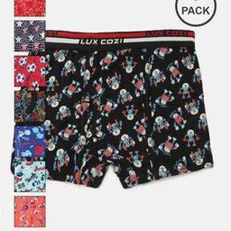 lux cozi Boys Pack of 8 Graphic Print Briefs with Elasticated Waist-picture-15