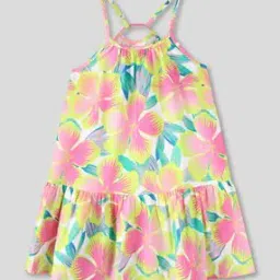 wotnot by azorte Floral Print Shoulder Strap Dress-picture-48