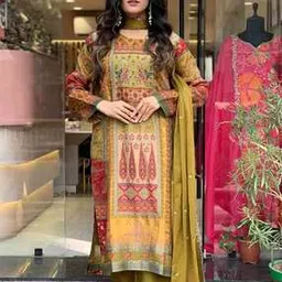 black scissor Women Printed Straight Kurta Set-picture-40