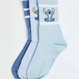 max Girls Patterned Ankle-length Socks Pack of 3-picture-39