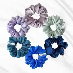 atrube Women Set of 6 Volumizer Elasticated Scrunchies -picture-45